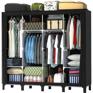 Foldable 4 Columns Wardrobe