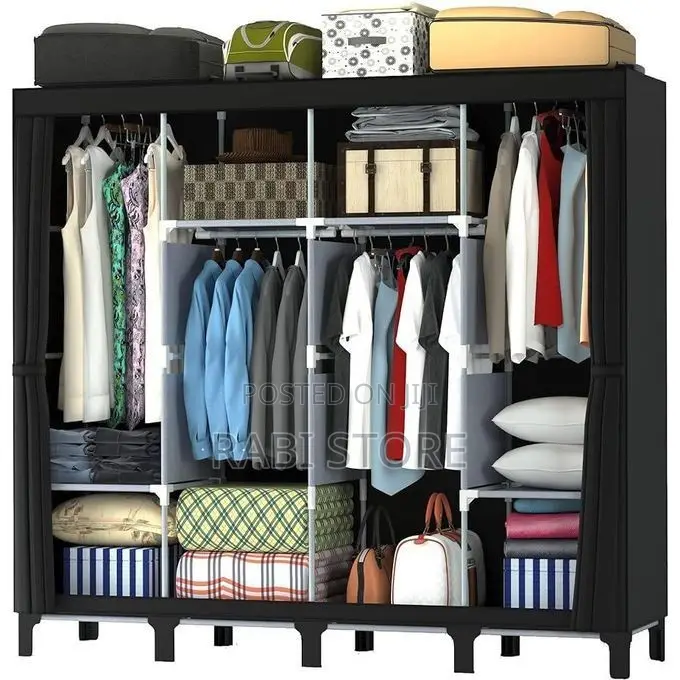 Foldable 4 Columns Wardrobe