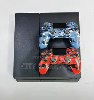 Sony Playstation 4 500gb With Two Controllers, Plug, Play