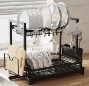 Modern Two-Tier Space-Saving Dish Drying Rack