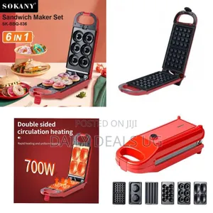 Sokany 6 in 1 Sandwich Breakfast Maker Set