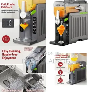 Professional Frozen Beverage and Slushie Machine - Multicolor