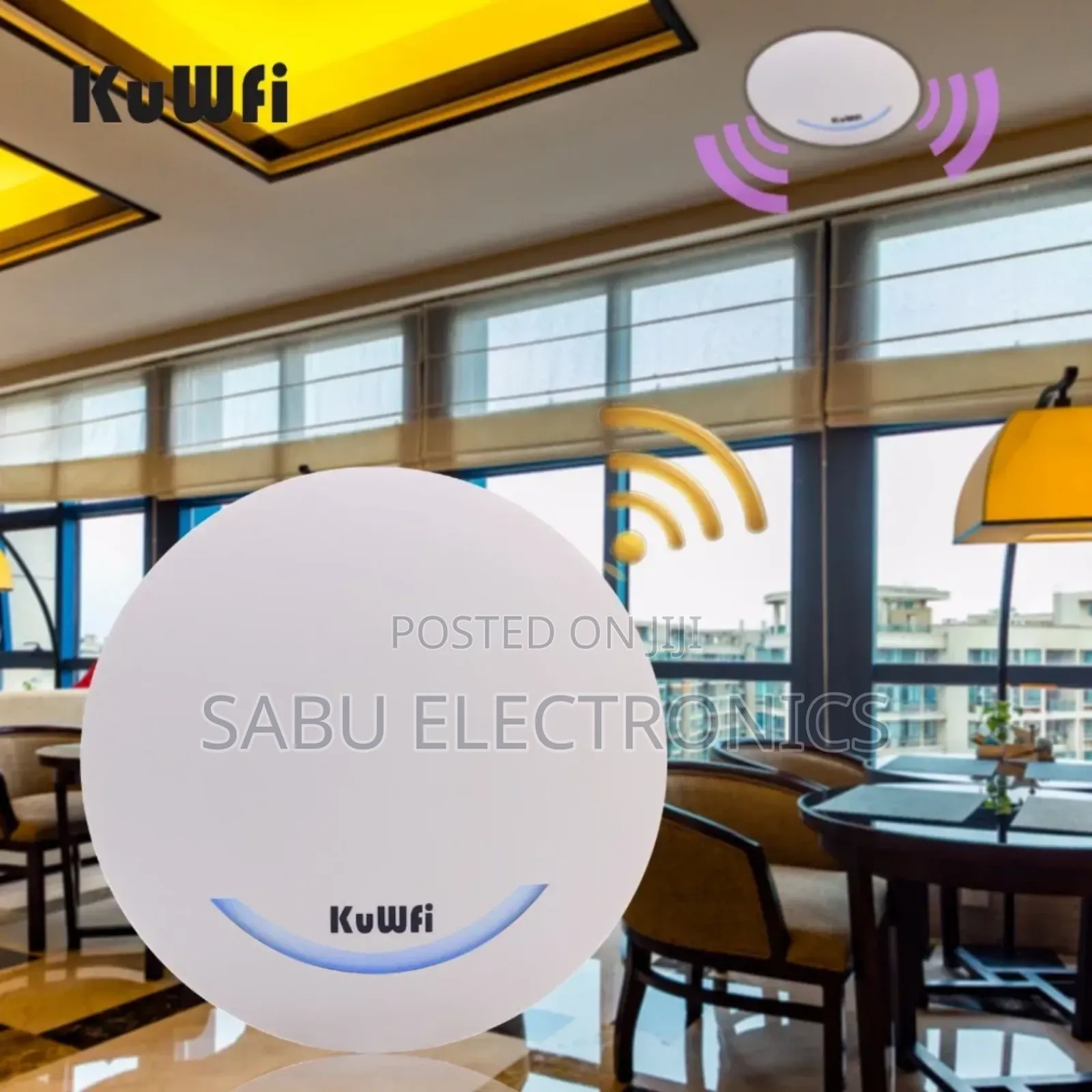 Kuwfi Ap240 1200mbps Dualband Ceiling Wifi Access Point –Poe Supported