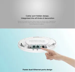 Kuwfi Ap240 1200mbps Dualband Ceiling Wifi Access Point –Poe Supported