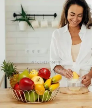 Modern Gold Wire Decorative Fruit Bowl