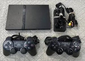 Sony Playstation 2 Ps2 Console Complete Video Game System2 Controllers