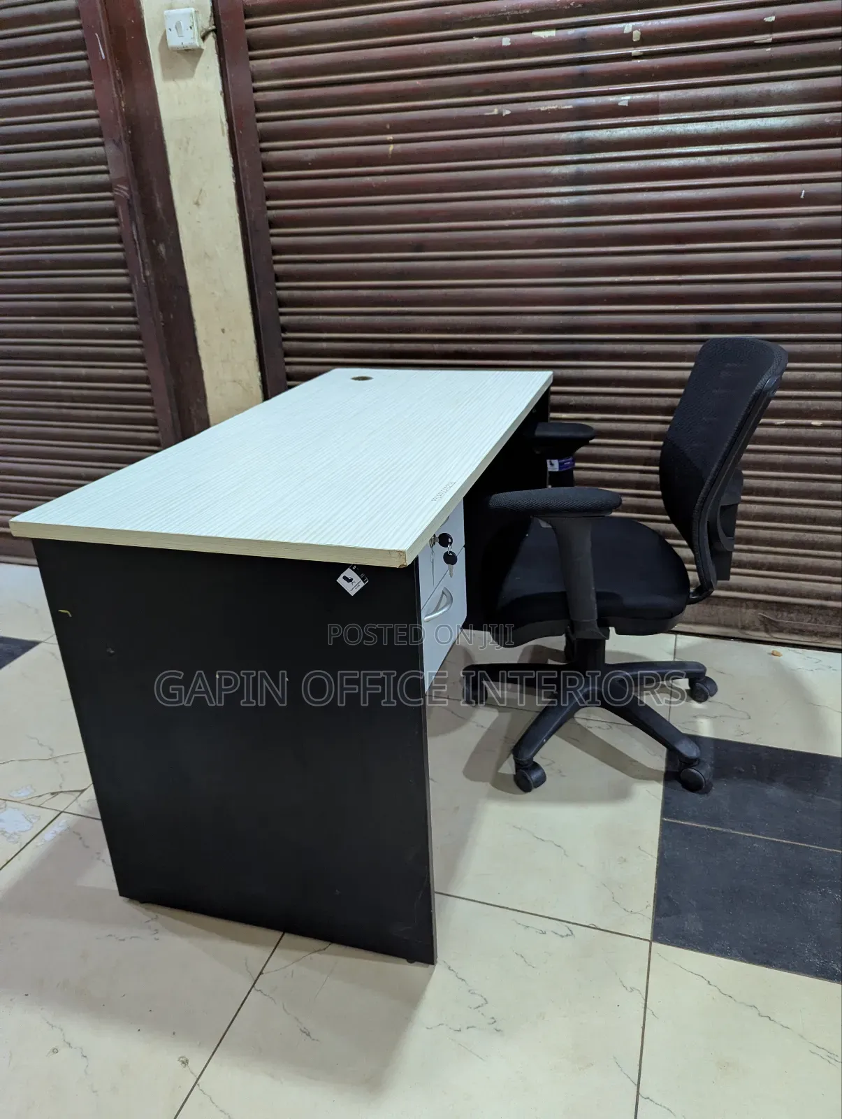 Office Desk 120cm With Adjustable Chair