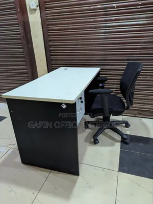Office Desk 120cm With Adjustable Chair