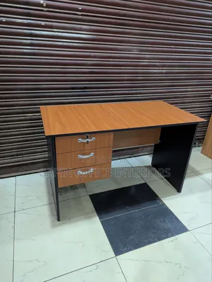 Office Desk With 3 Fixed Drawers
