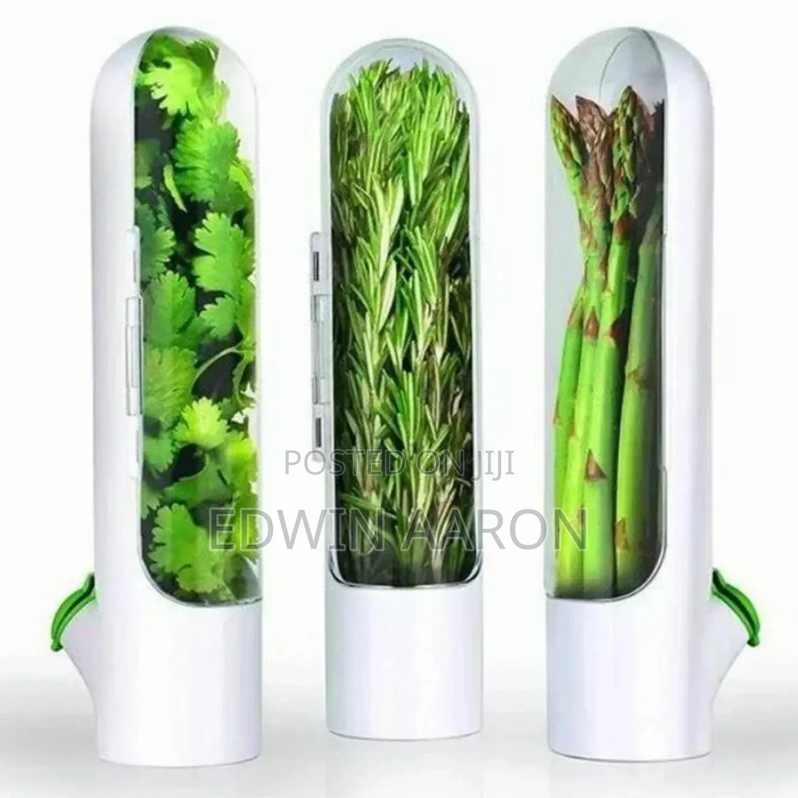 2pcs Fridge Fresh Herbs Container