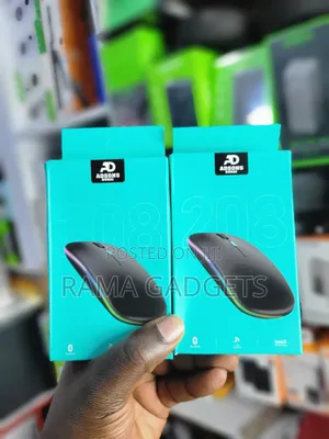 Wireless Bluetooth Led Slim Rechargeable Mute Mouse,Portable