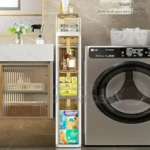 Small Bathroom Storage Corner Floor Cabinet With Shelves