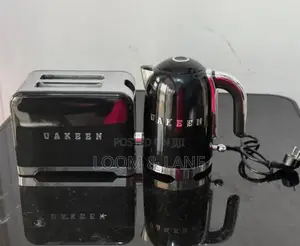 Uakeen Electric Kettle and Matching Toaster Set