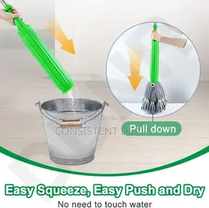 Moppers For Cleaning Floor 2 In 1 Dehydrated Self-wringing Mop