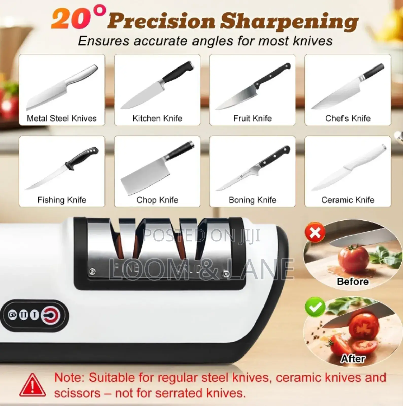 Cordless Electric Knife Sharpener