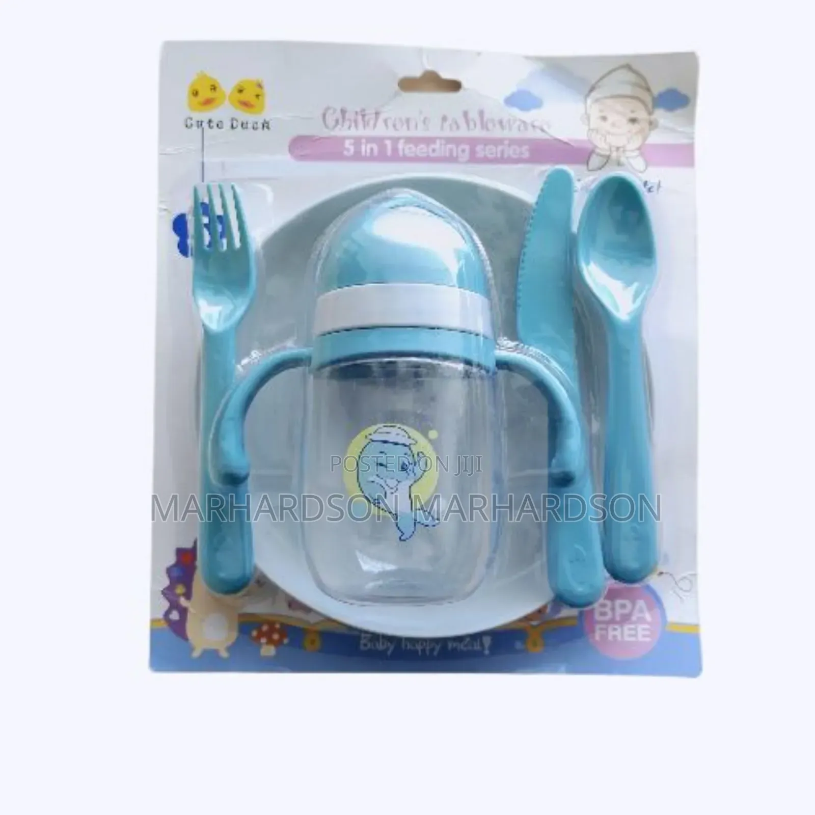 5 in 1 Baby Feeding Set Plate