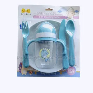 5 in 1 Baby Feeding Set Plate