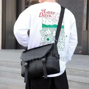 Genetic Men's Trendy Waterproof Anti-Theft Shoulder Bag