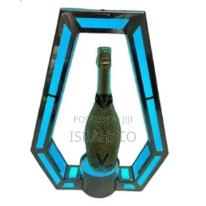 Illuminated Rhombus Bottle Display Stand