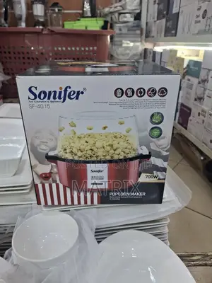 Sonifer Multifunctional Electric Red Mini Popcorn Maker