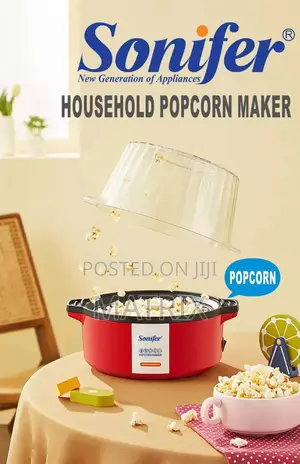 Sonifer Multifunctional Electric Red Mini Popcorn Maker