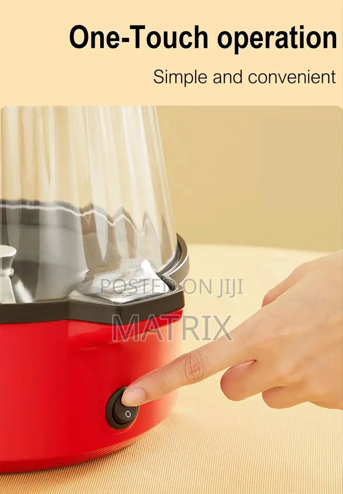 Sonifer Multifunctional Electric Red Mini Popcorn Maker
