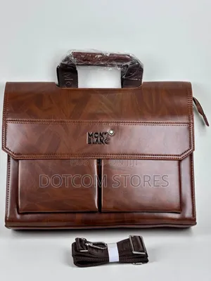 Montblanc Leather Laptop Briefcase