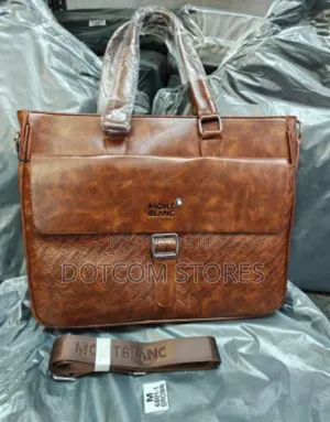 Montblanc Leather Laptop Briefcase