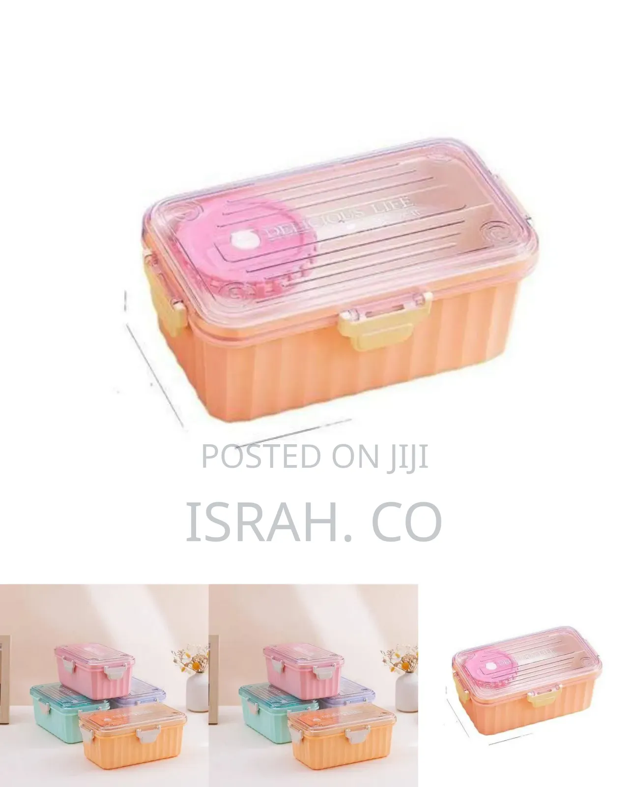 2.5l Layered Compartmentalized Meal Prep Container / Lunch Box