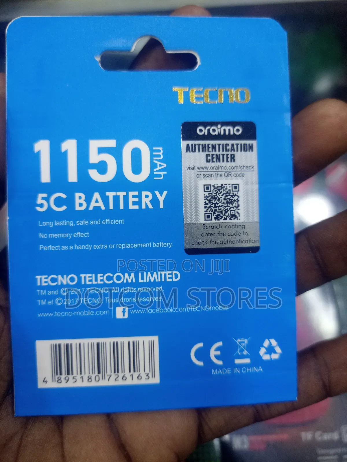 Tecno Oraimo 5c Battery