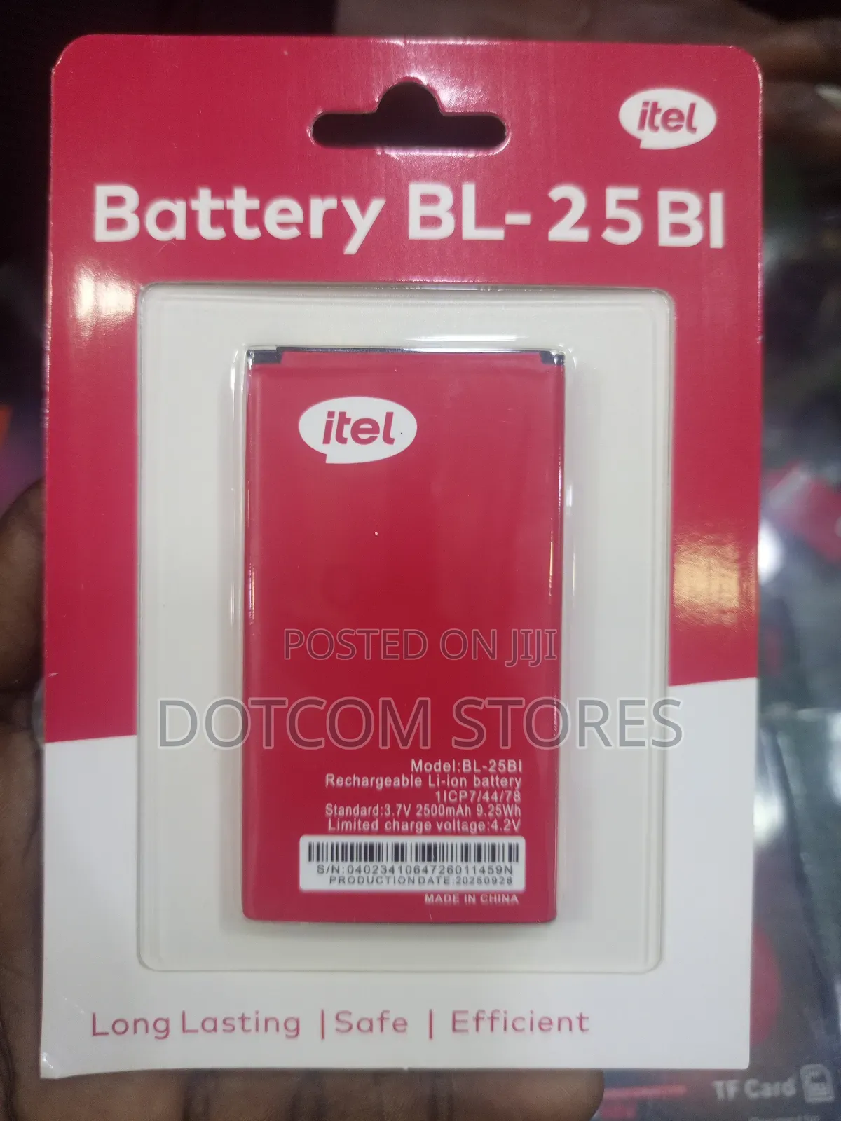 Itel Bl-25bi Rechargeable Li-Ion Battery