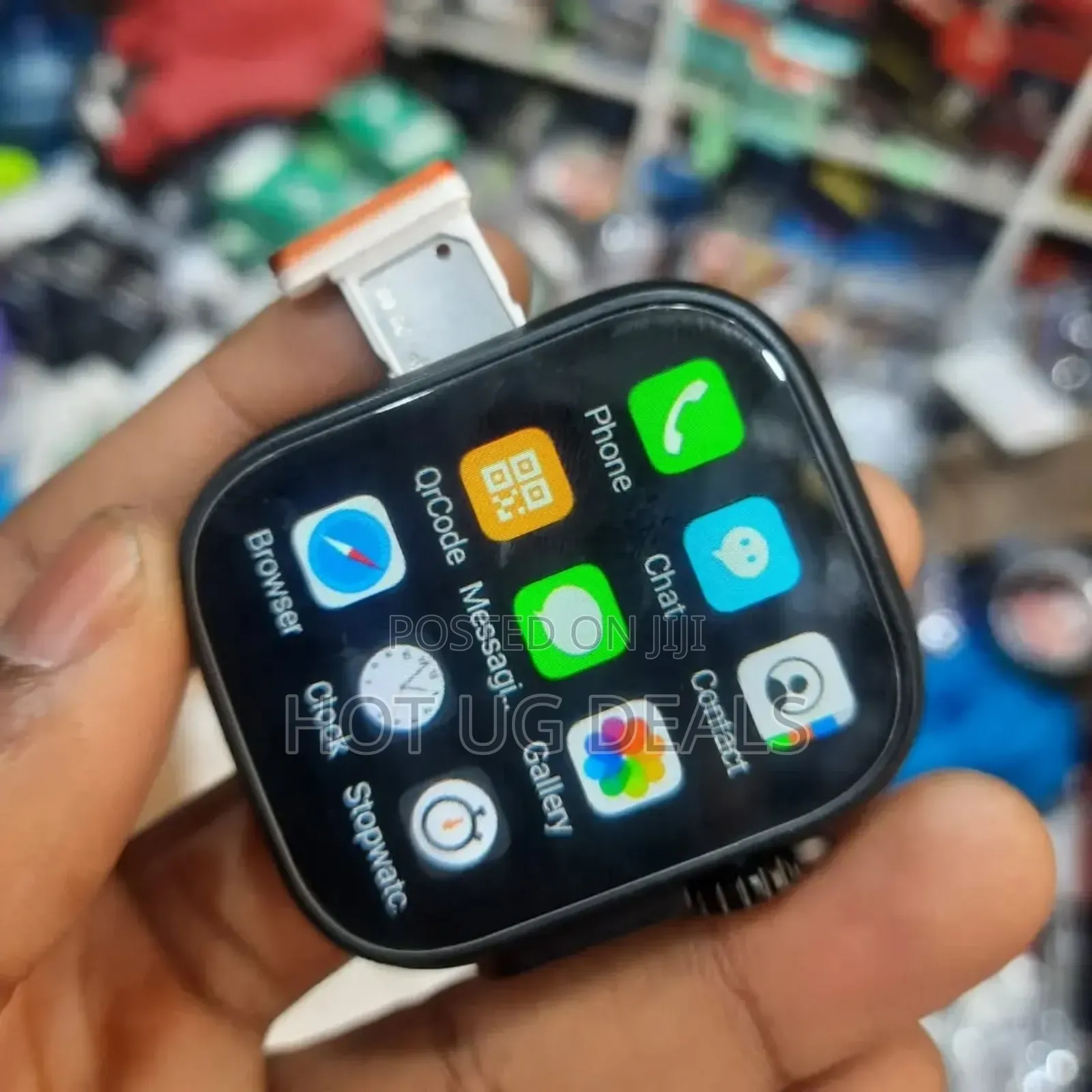 Modio 2.2 Inch Full Screen Display, 4g Sim Card Smart Watch 3 Straps