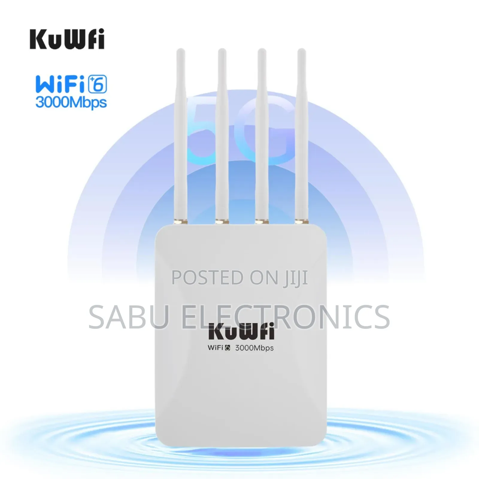 Kuwfi Access Point Aphax830 - Wi-Fi 6 Outdoor Access Point - White