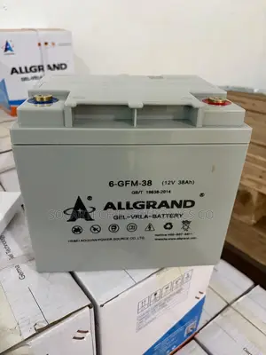 Allgrand 38ah 12v Sealed Maintenance-Free Gel Battery