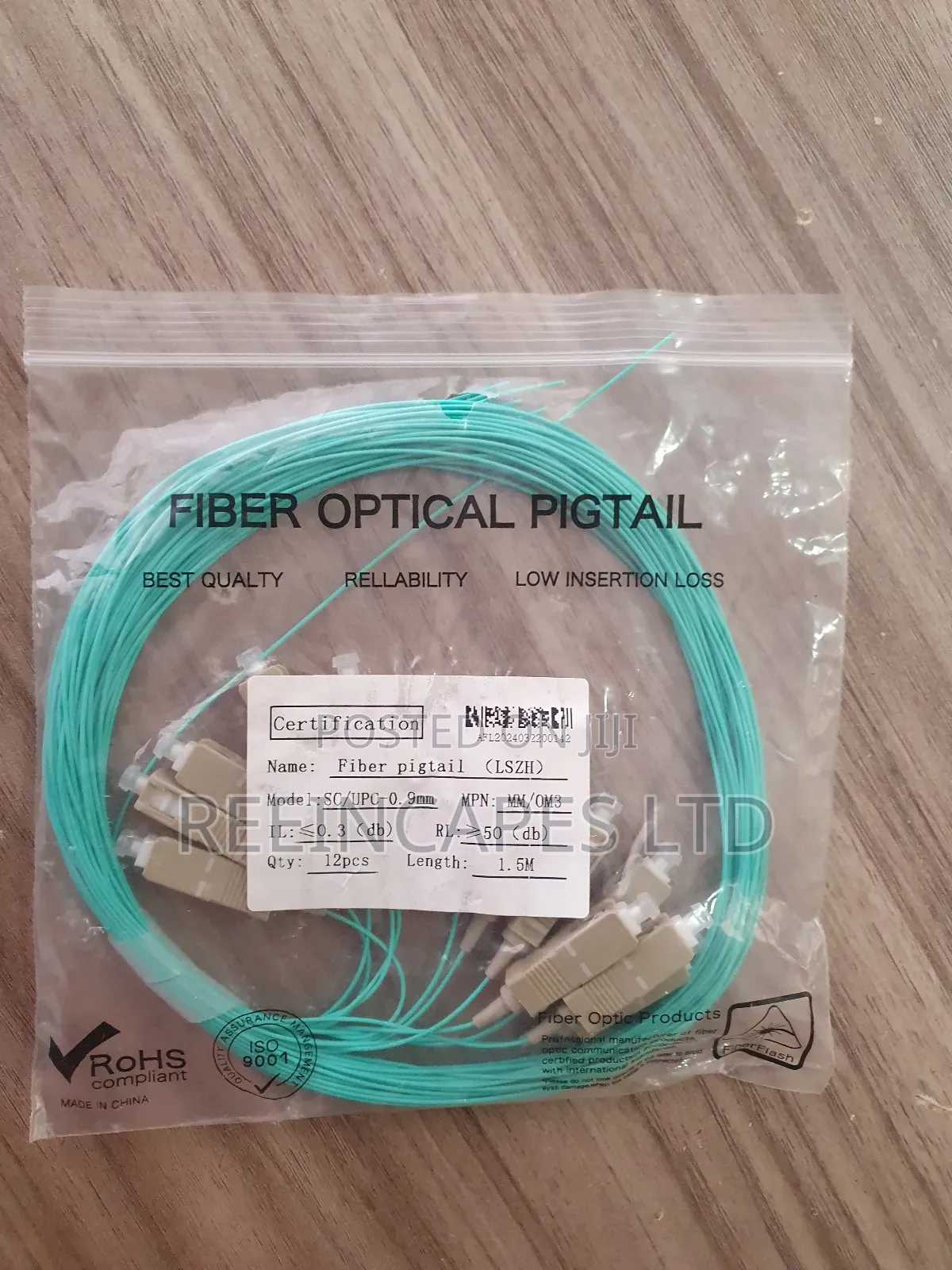 Fiber Patchcord Pigtail LSZH Sc/Upc Mm 1.5m