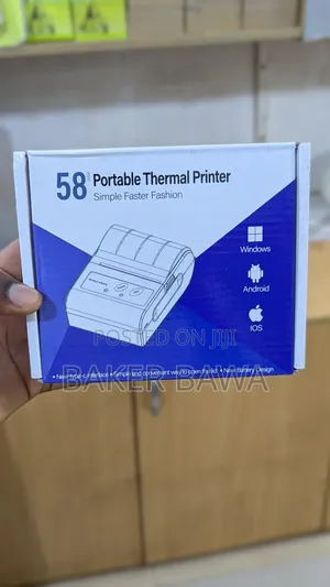 58mm Portable Thermal Printer Designed for Wireless Printing Receipts