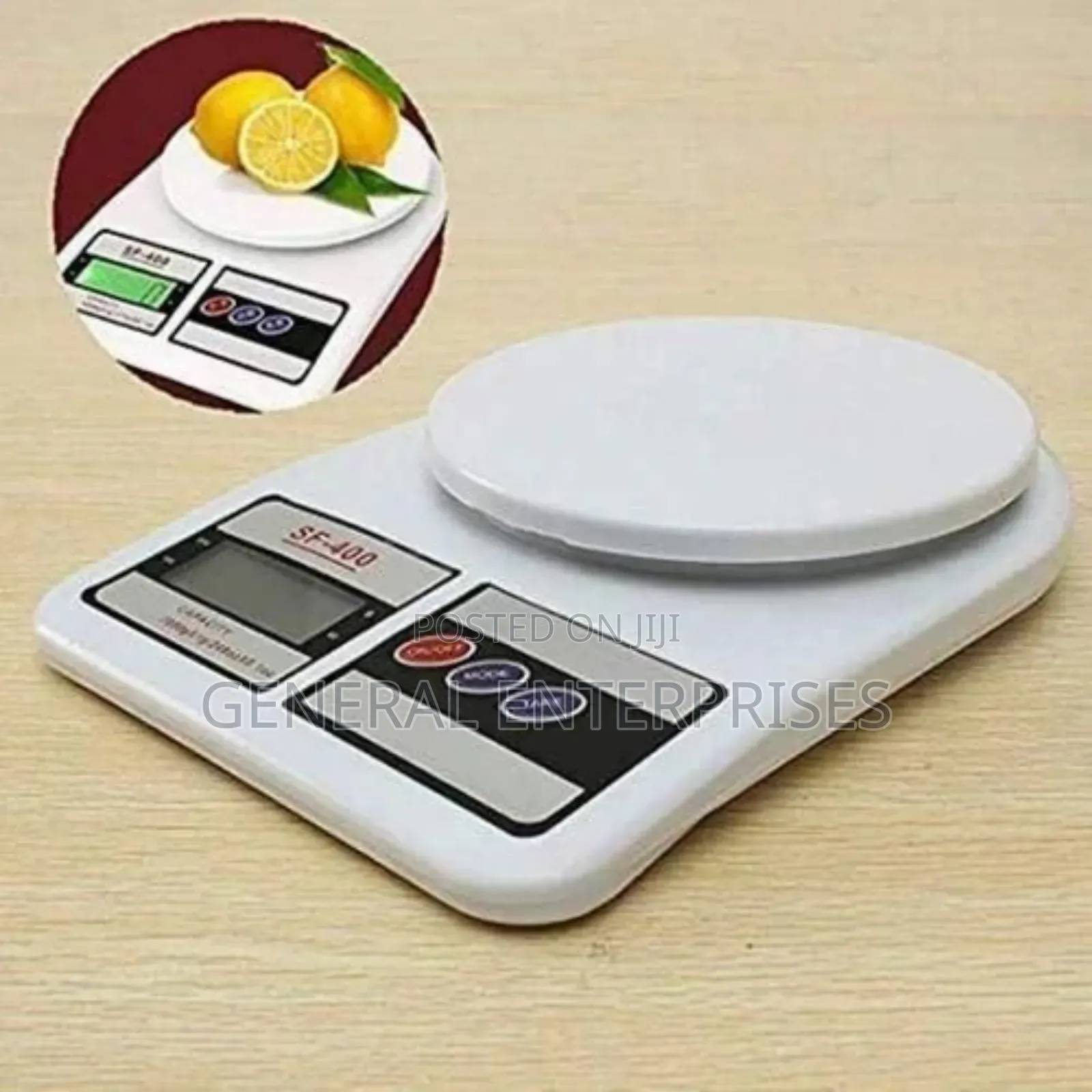 Generic Digital Electronic Kitchen Scale, Specifically Model Sf-400.