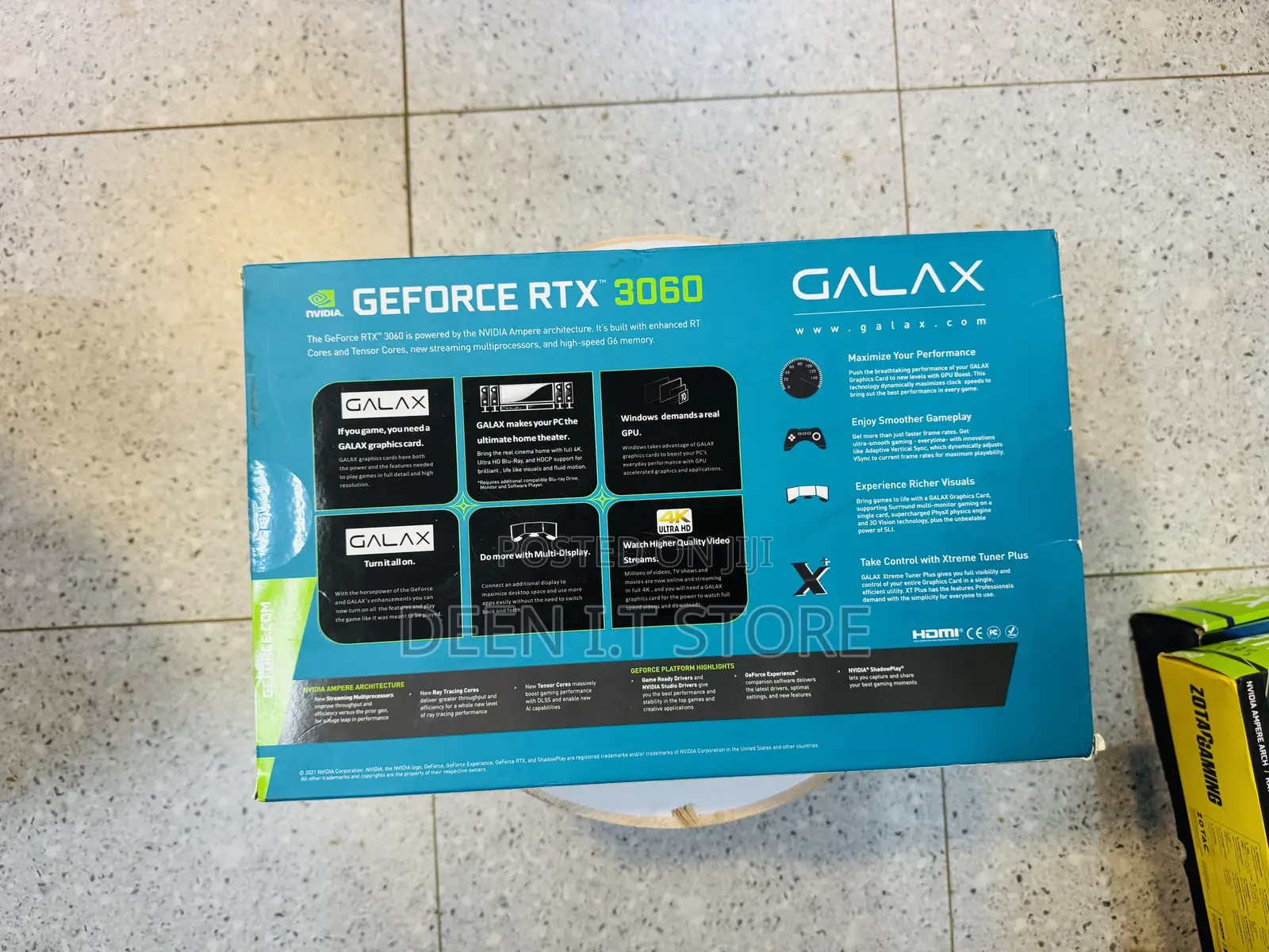 Galax Geforce RTX 3060 (1-Click Oc) 12gb Gddr6 192-Bit Dpx3 Hdmix1
