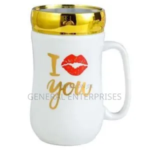 White Ceramic "I Love You" Mug