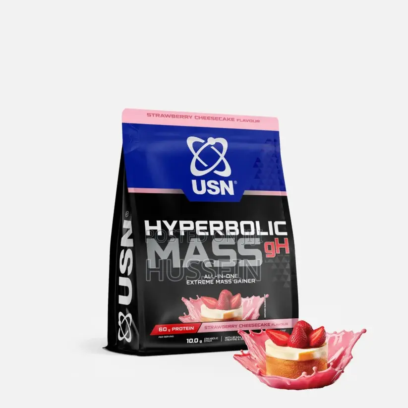 Hyperbolic Mass Gainer 1kg Strawberry Discount