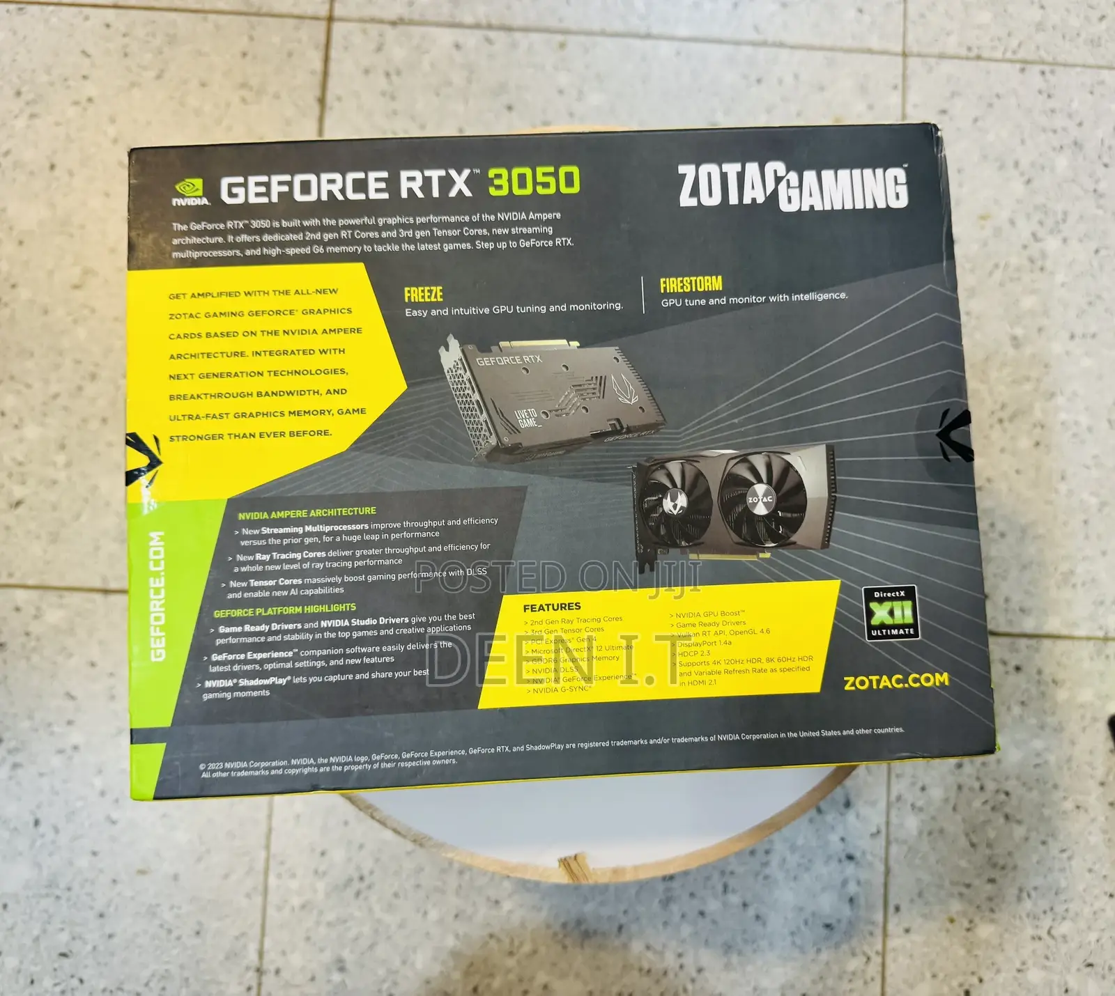 Zotac Gaming Geforce RTX 3050 Twin Edge Oc Gddr6 128-Bit -8gb