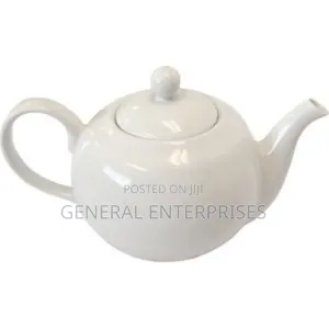 White Ceramic Teapot