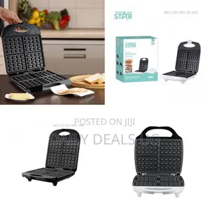 Winningstar Compact Quad Waffle Maker - Multicolor