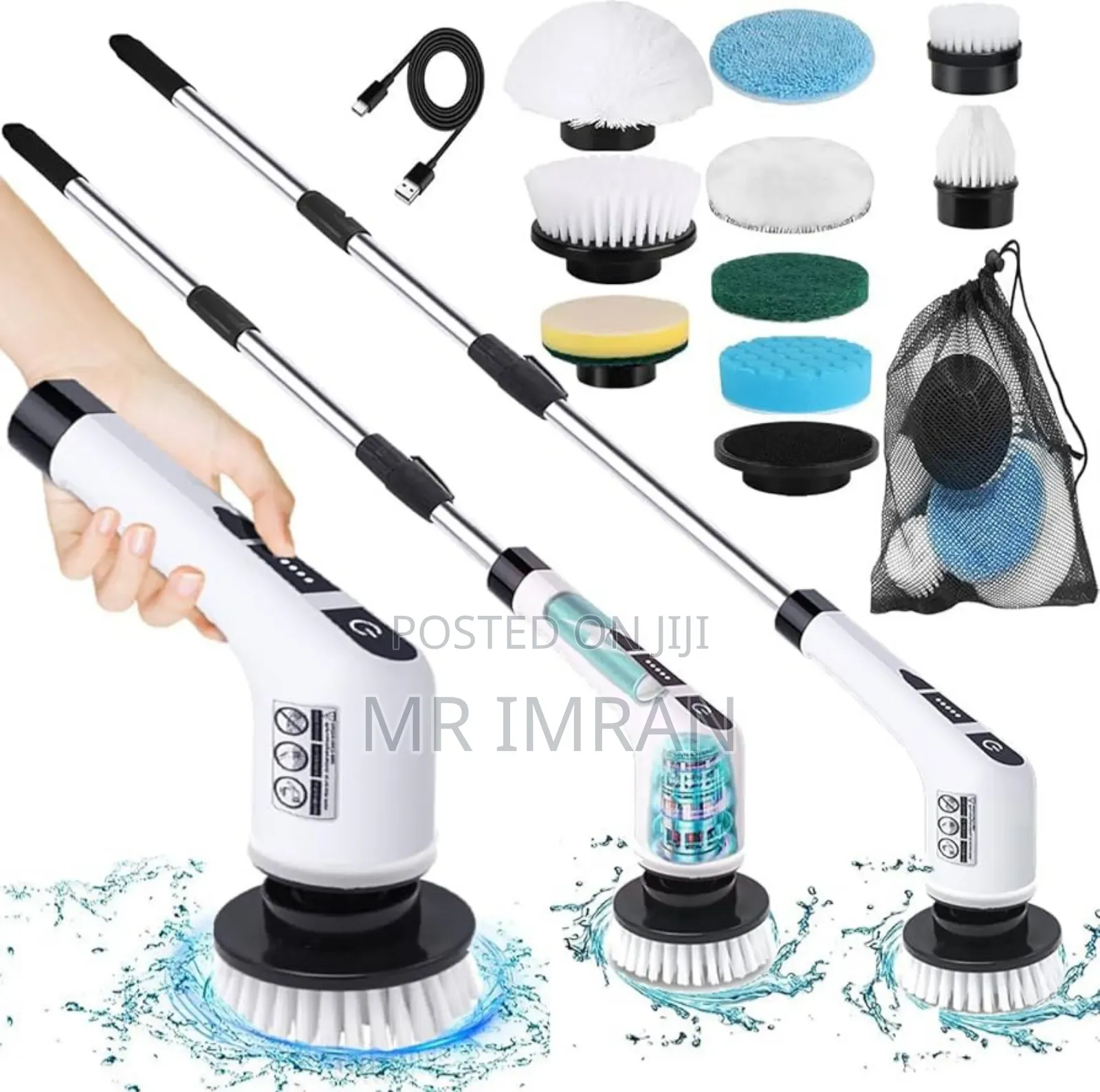 Rechargeable Cordless Electric Spin Scrubbe