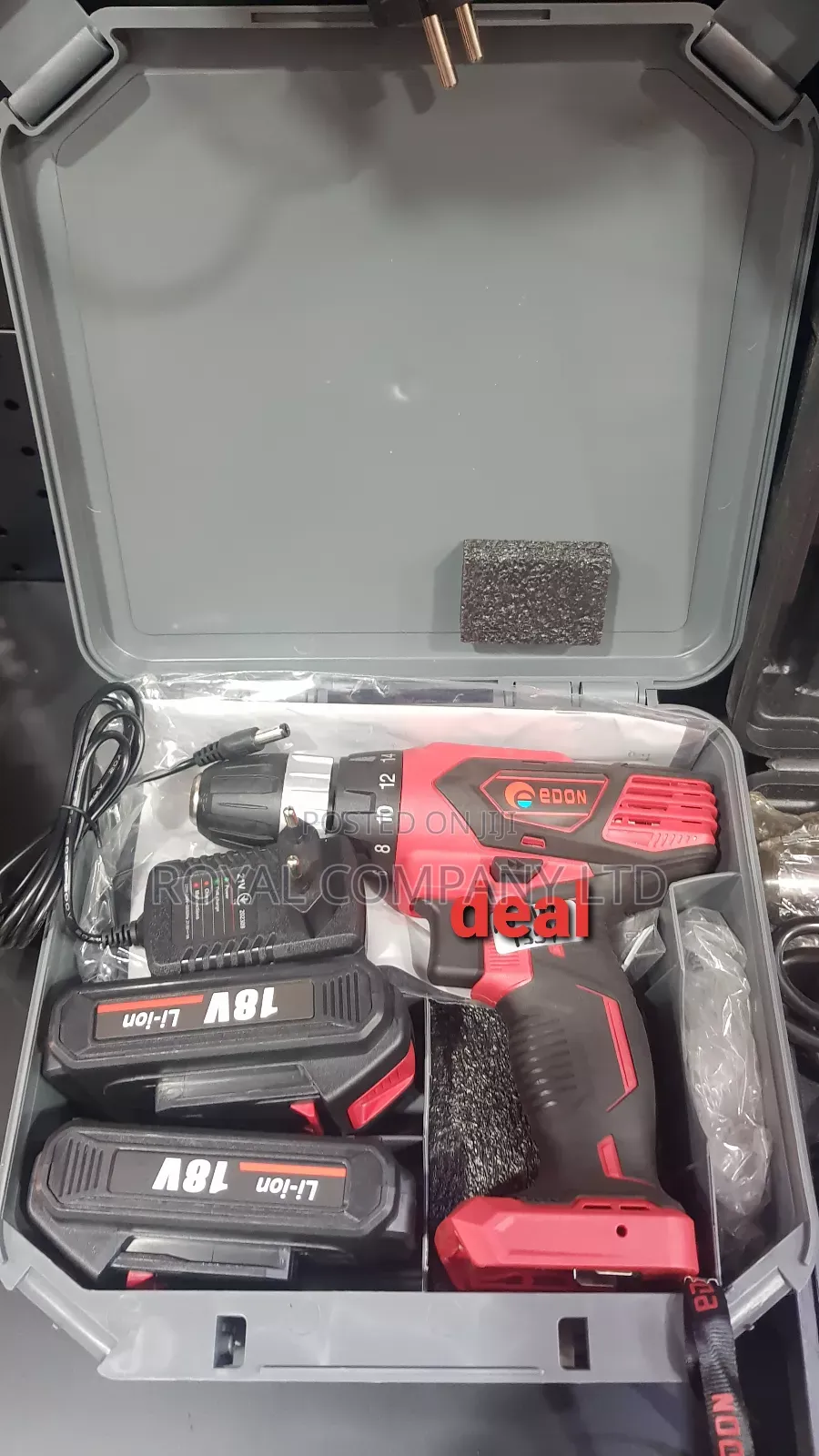 Edon Cordless Drill 18v 2batteries