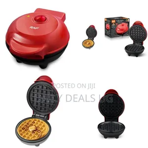 Raf Compact Non-Stick Mini Waffle Maker