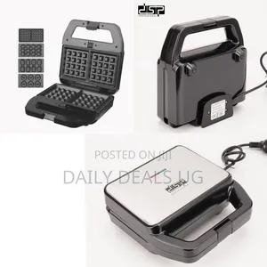 DSP Multi-Functional Waffle Maker With Interchangeable Plates
