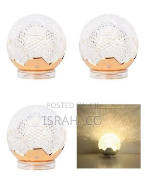 Decorative Crystal Or Faceted Sphere Night Light