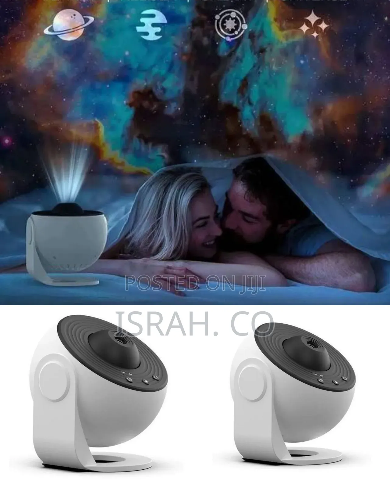 Modern Adjustable Sphere Galaxy / Star Projector Lamp