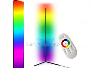 RGB Led Corner Floor Lamp – Dimmable Color Changing Ambient Light